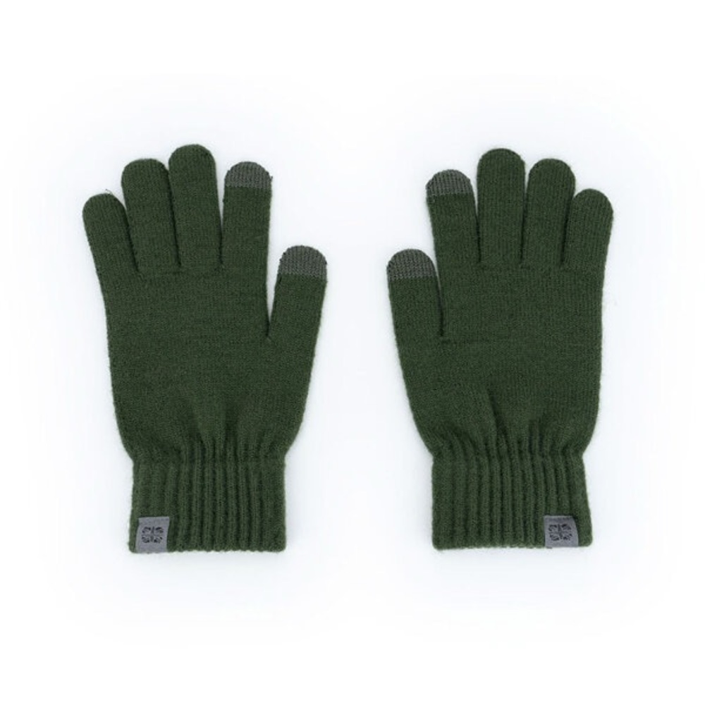 Britt's Knits Men's Olive Green Knit Gloves
